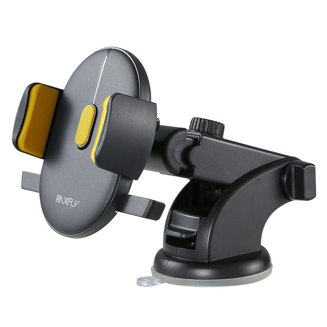 Car Phone Holder Long Rod Telescopic, Car Dashboard Suction Cup Type