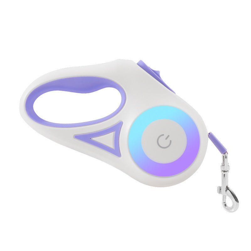 Dog Leash Retractable Leash and Dog Collar Spotlight Automatic Pet