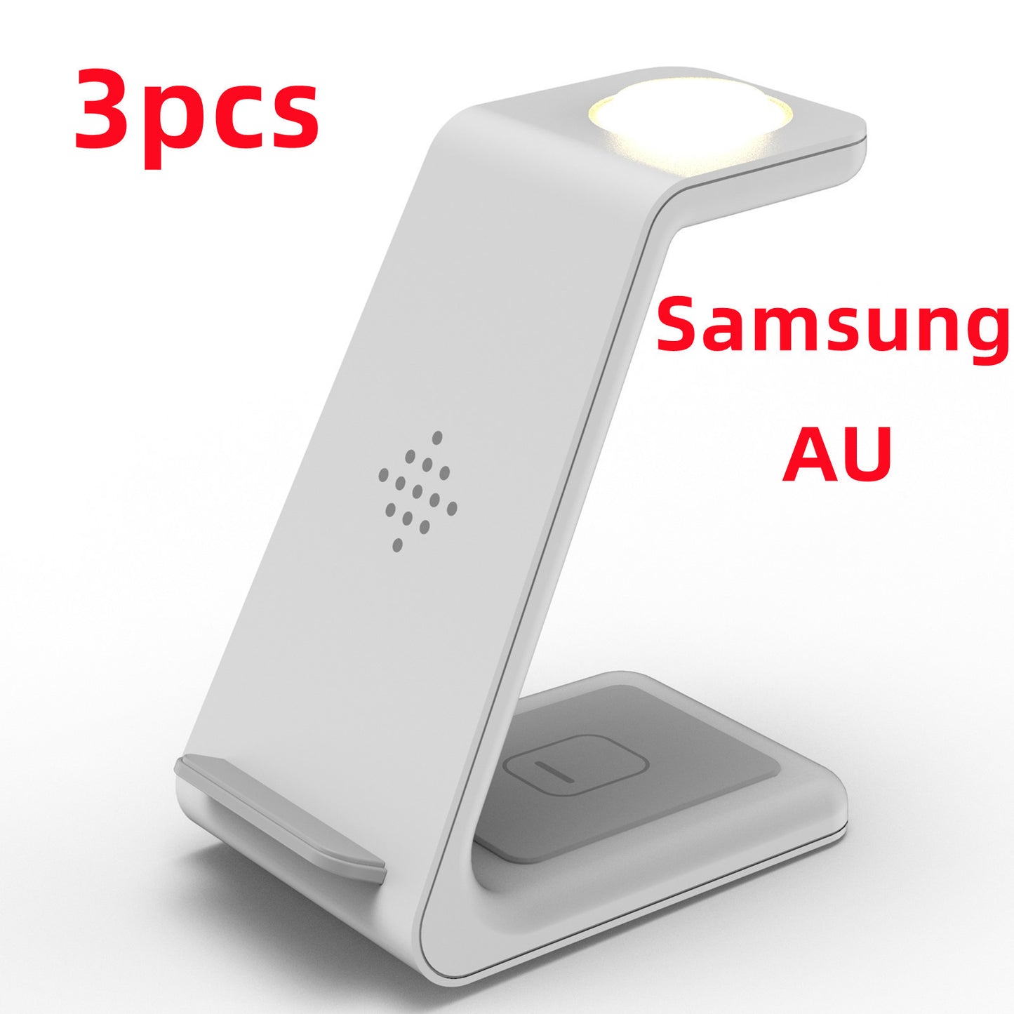 3 In 1 Fast Charging Station Wireless Charger Stand Wireless Quick Charge Dock for Phone Holder