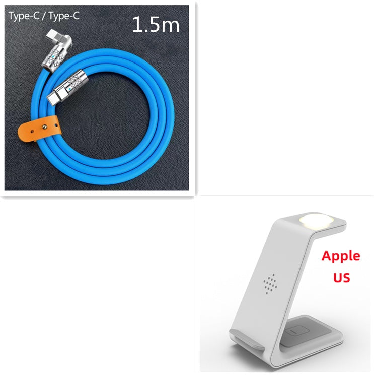 3 In 1 Fast Charging Station Wireless Charger Stand Wireless Quick Charge Dock for Phone Holder