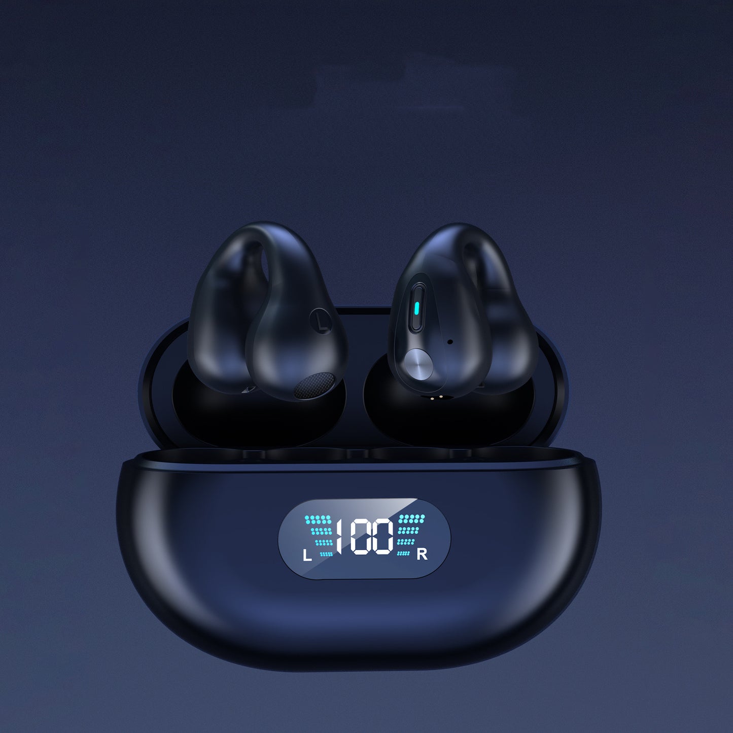 Bone Conduction Headphones TWS Earbuds Ear Clip Bluetooth