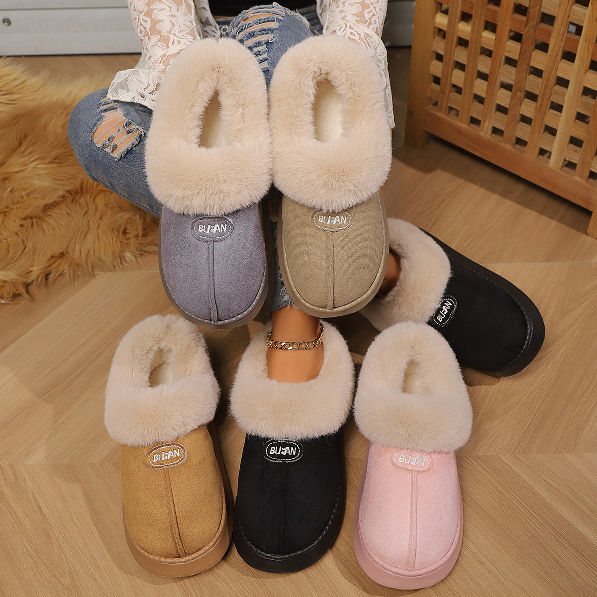 Men's And Women's Fashionable Warm Shoes